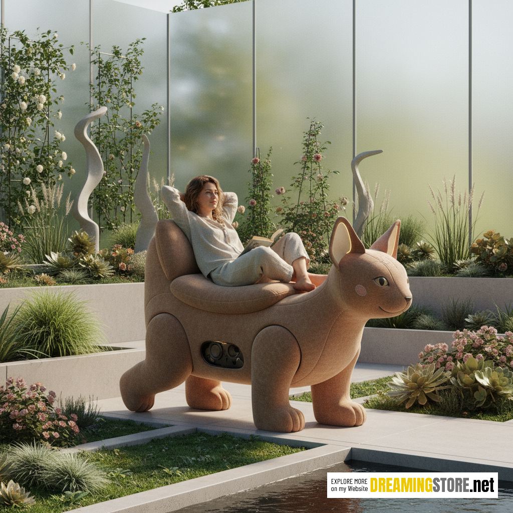 walking cat recliner