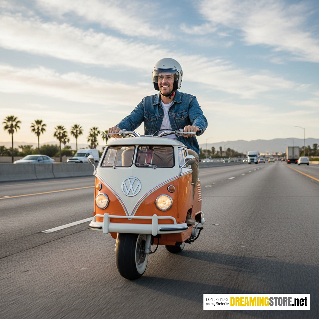 Volkswagen Hippy Bus Scooter