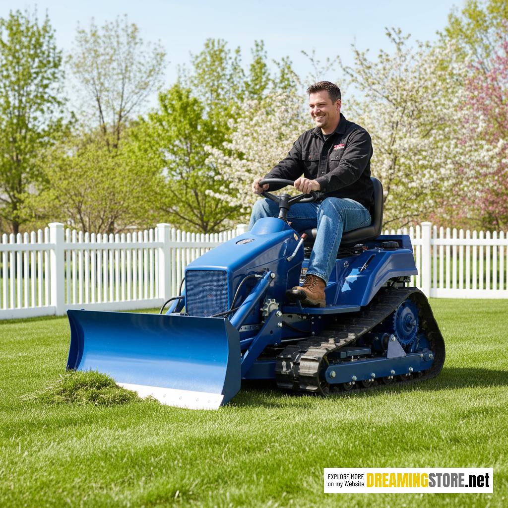 bulldozer lawn mowers