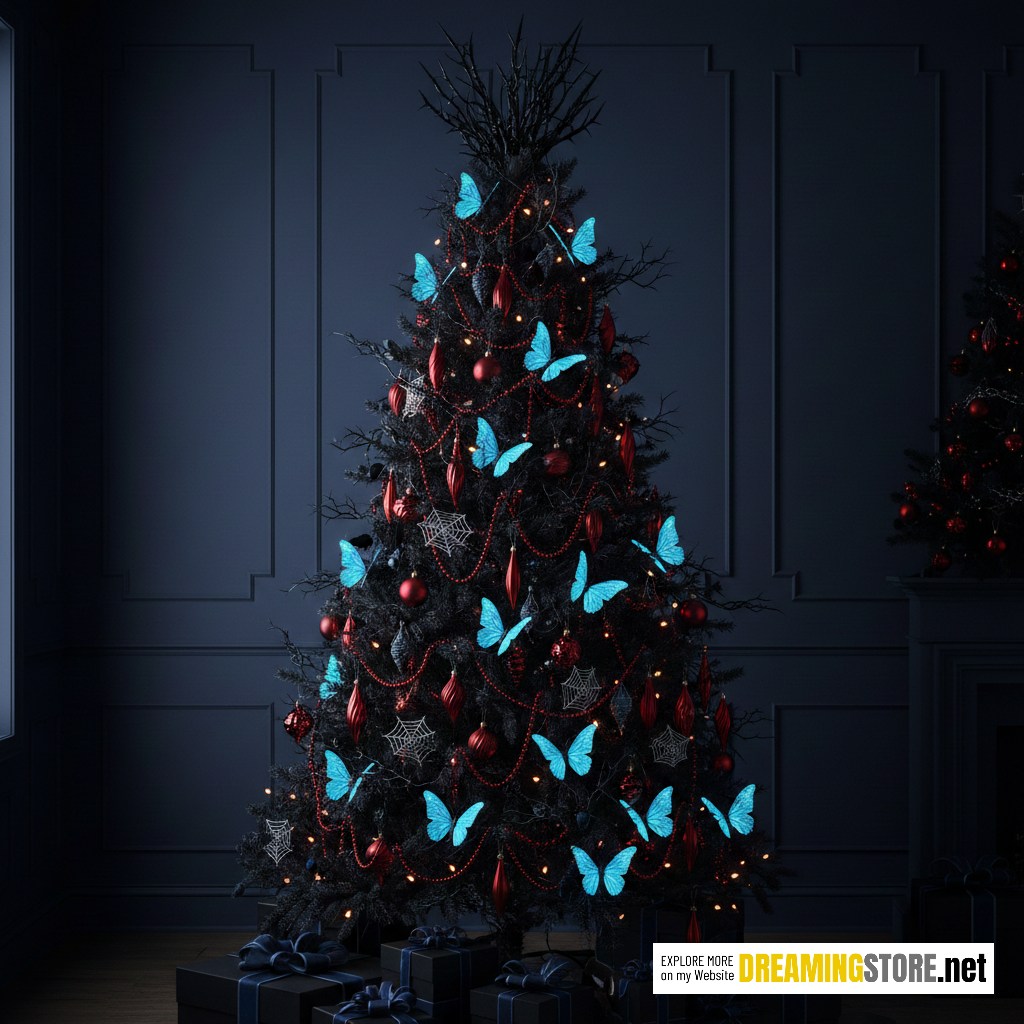 Gothic Butterfly Christmas Tree