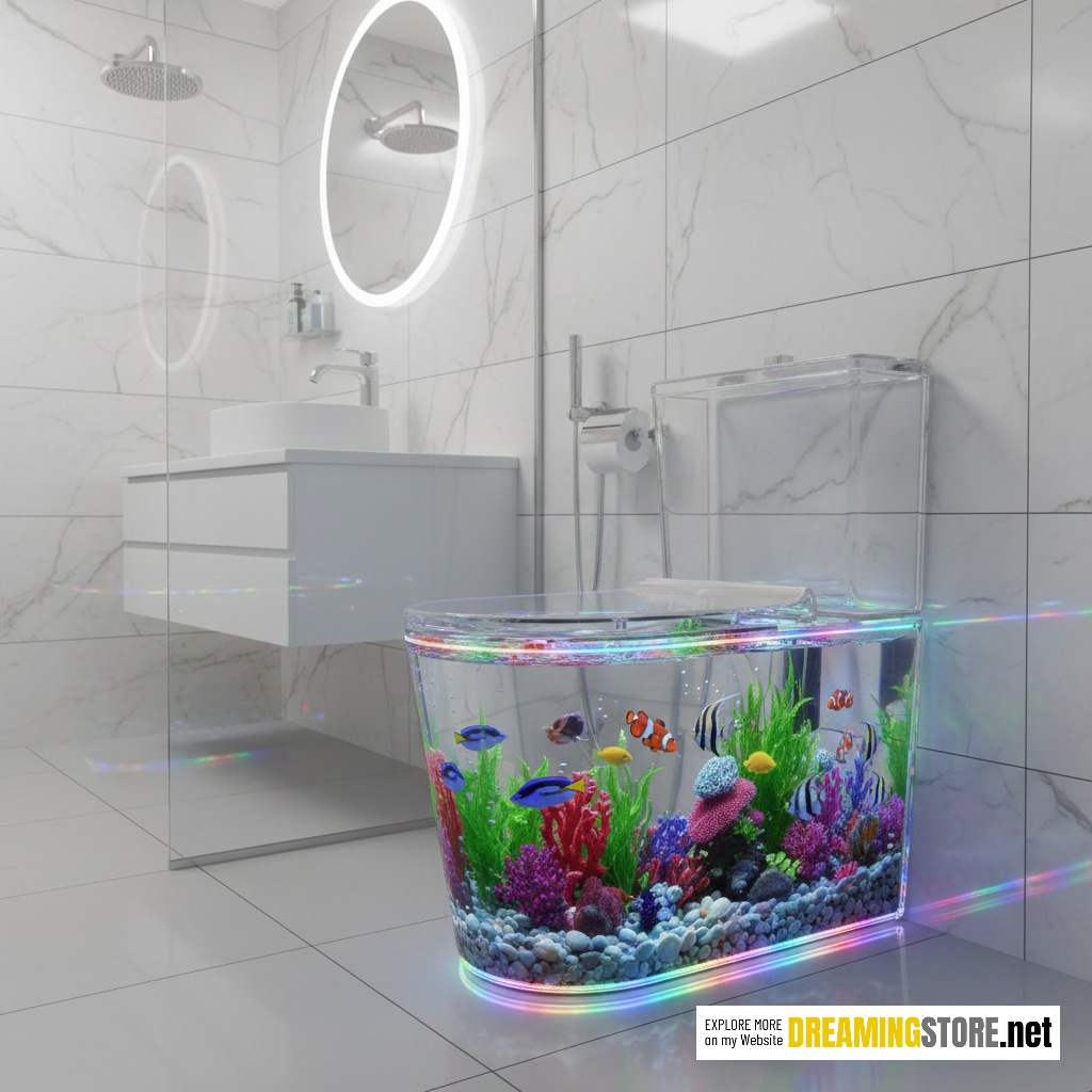 aquarium toilet