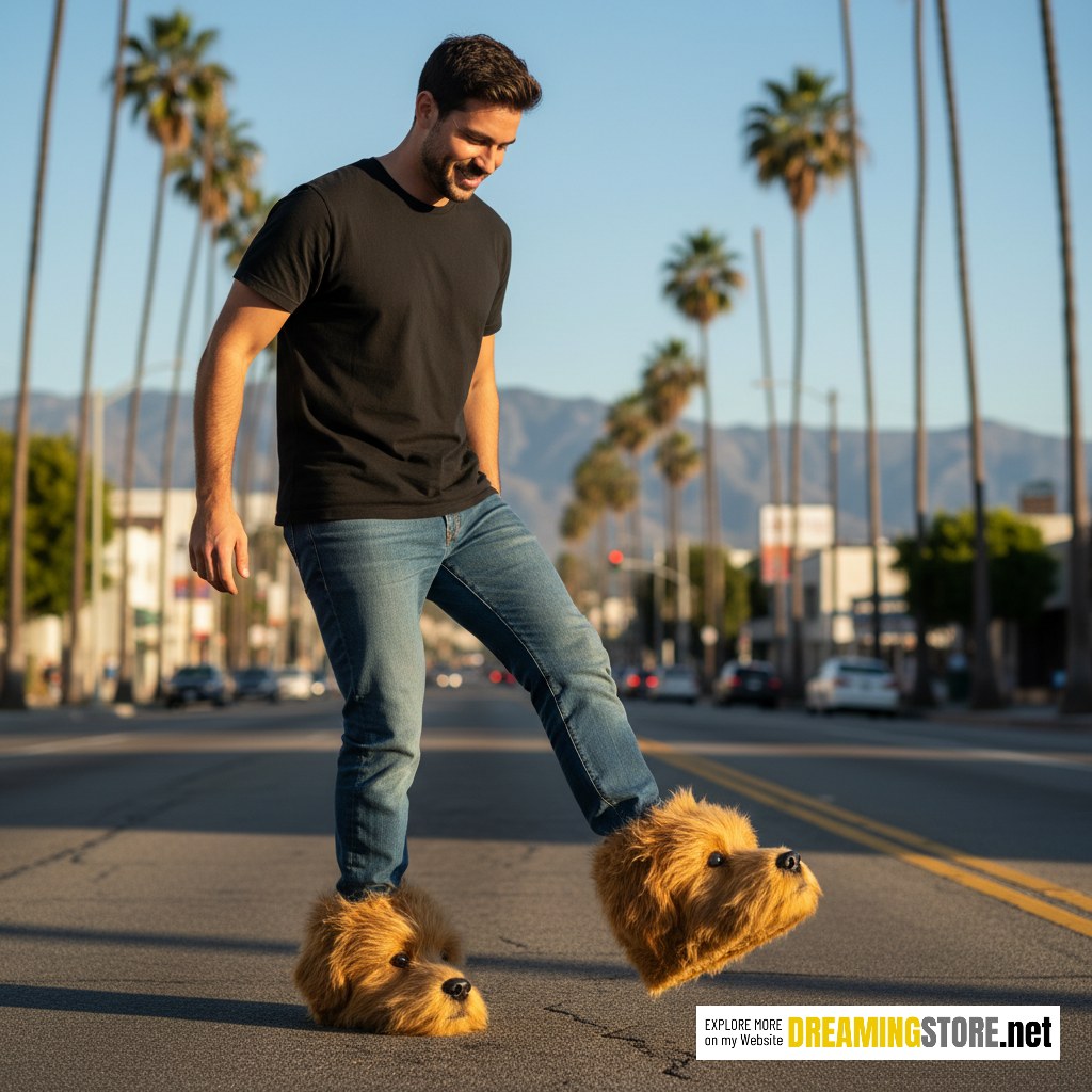 golden retriever shaped boots
