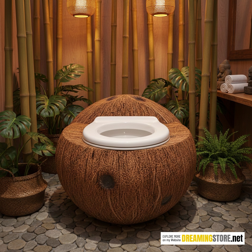 coconut toilet