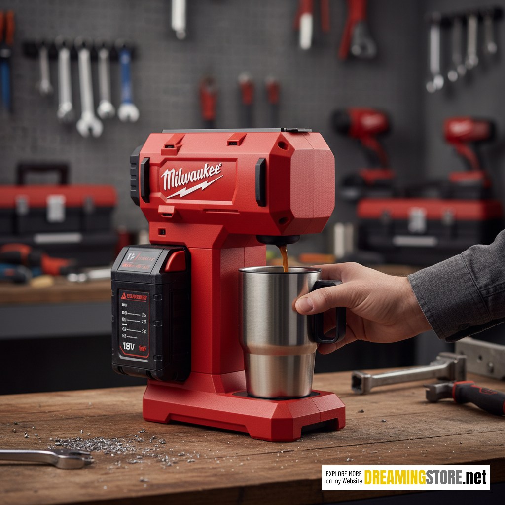 power tool battery coffee makers