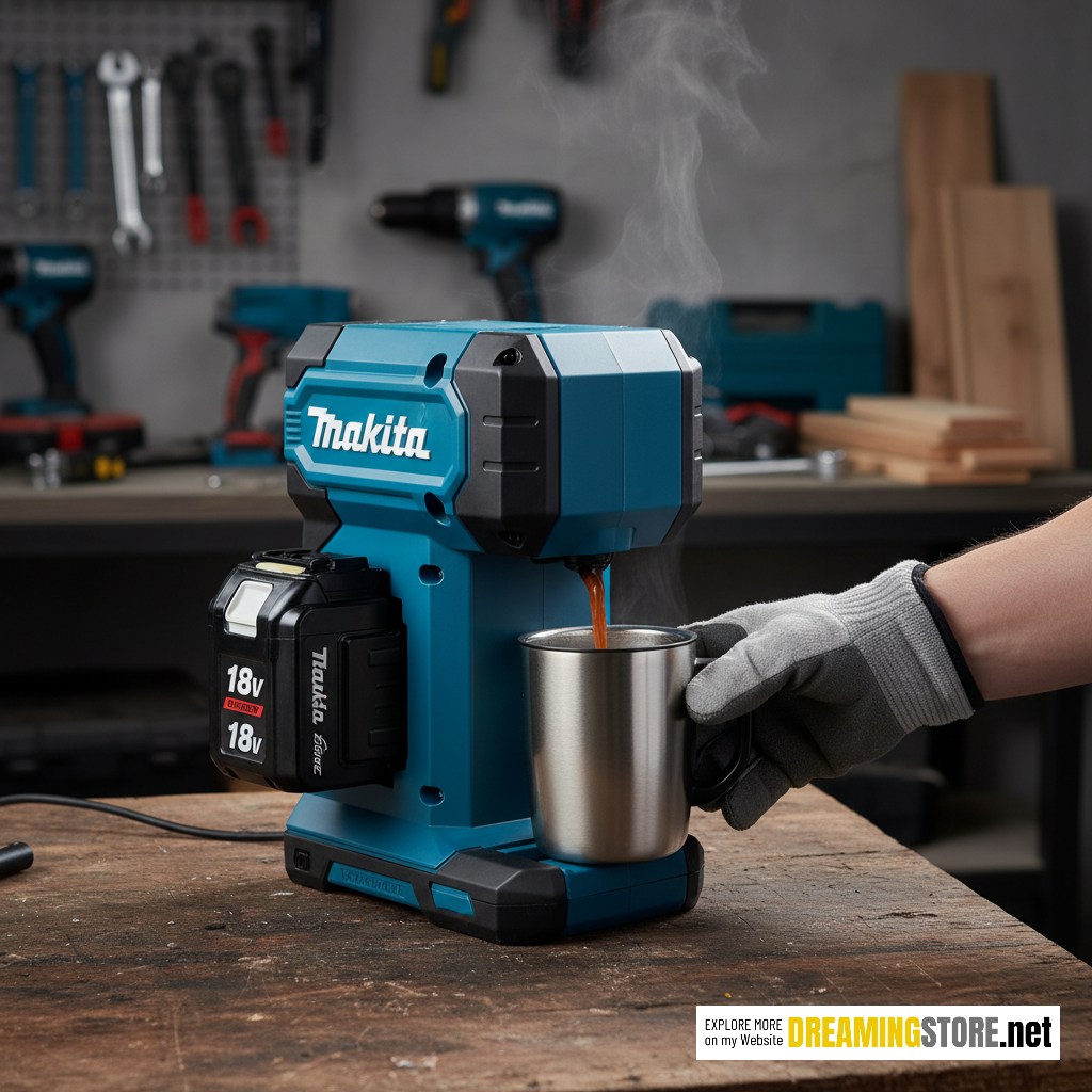 power tool coffee maker