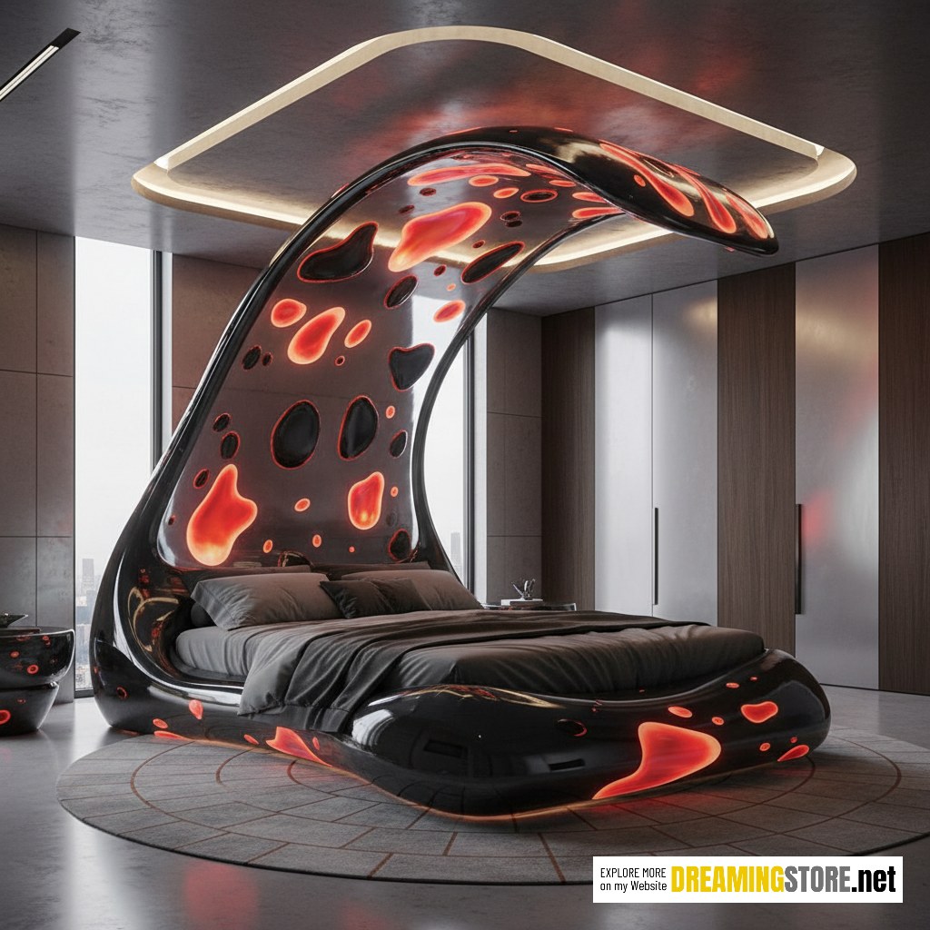 lava lamp bed