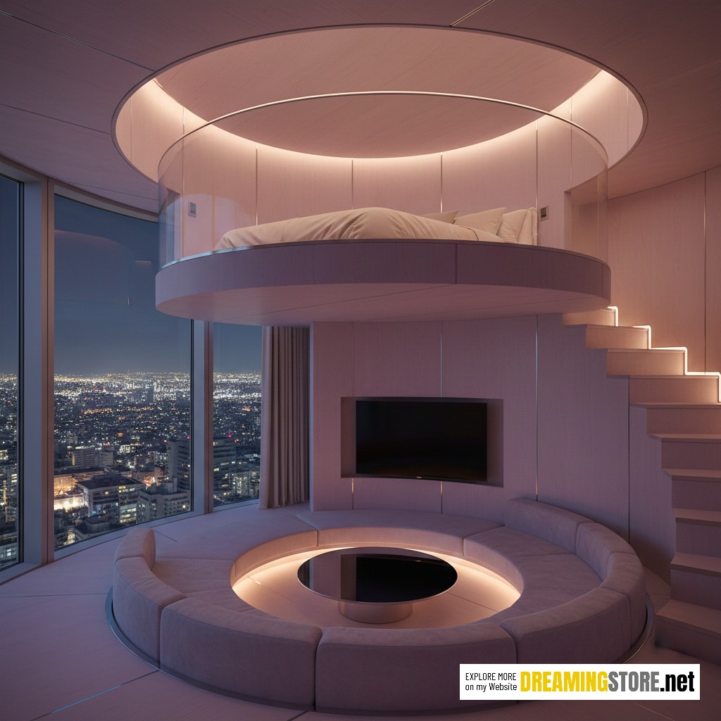 Gorgeous Elevated Loft Bed