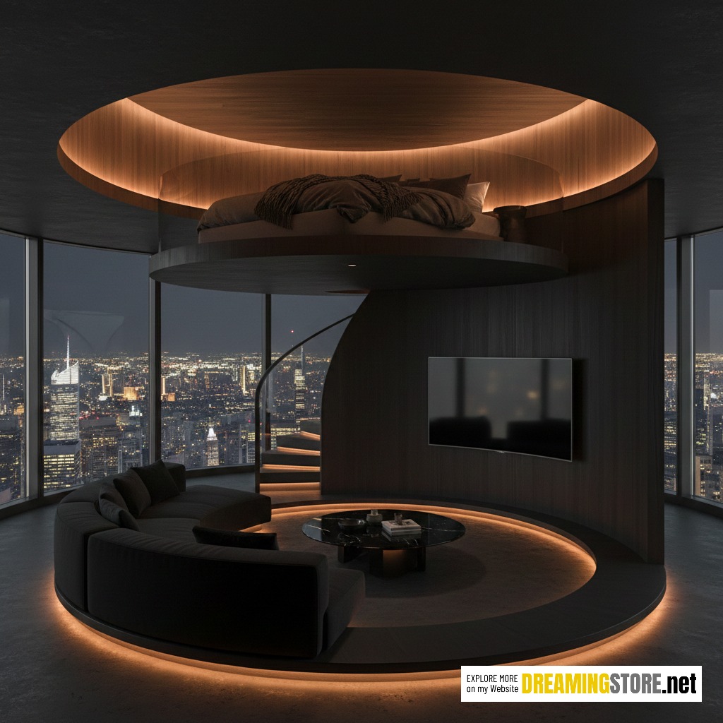 Gorgeous Elevated Loft Bed