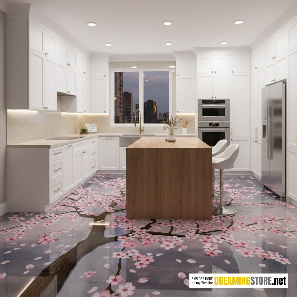 Cherry Blossom Epoxy Floors