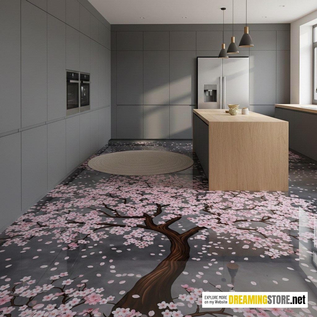 Cherry Blossom Epoxy Floors