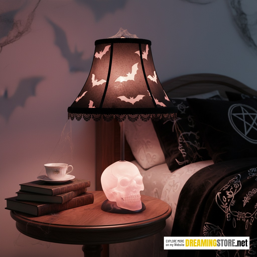 glow skull lamp