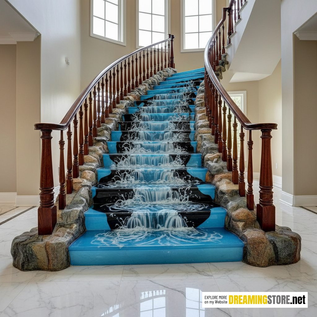 Epoxy River Staircase