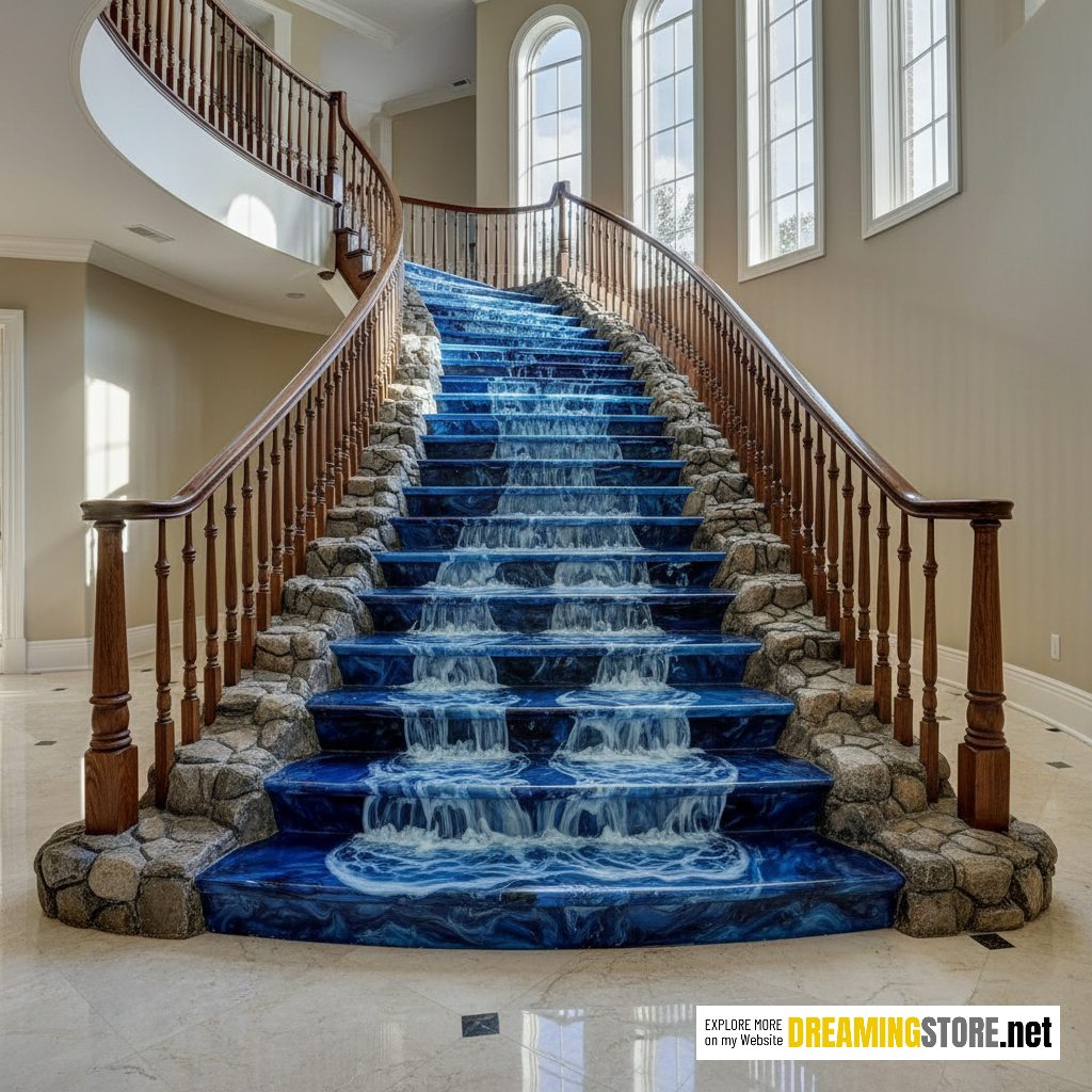 epoxy river staircases