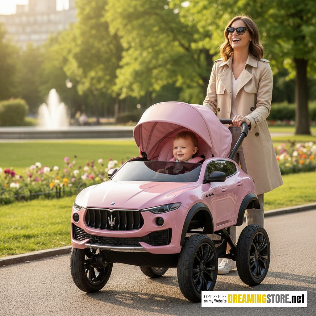 Maserati car stroller