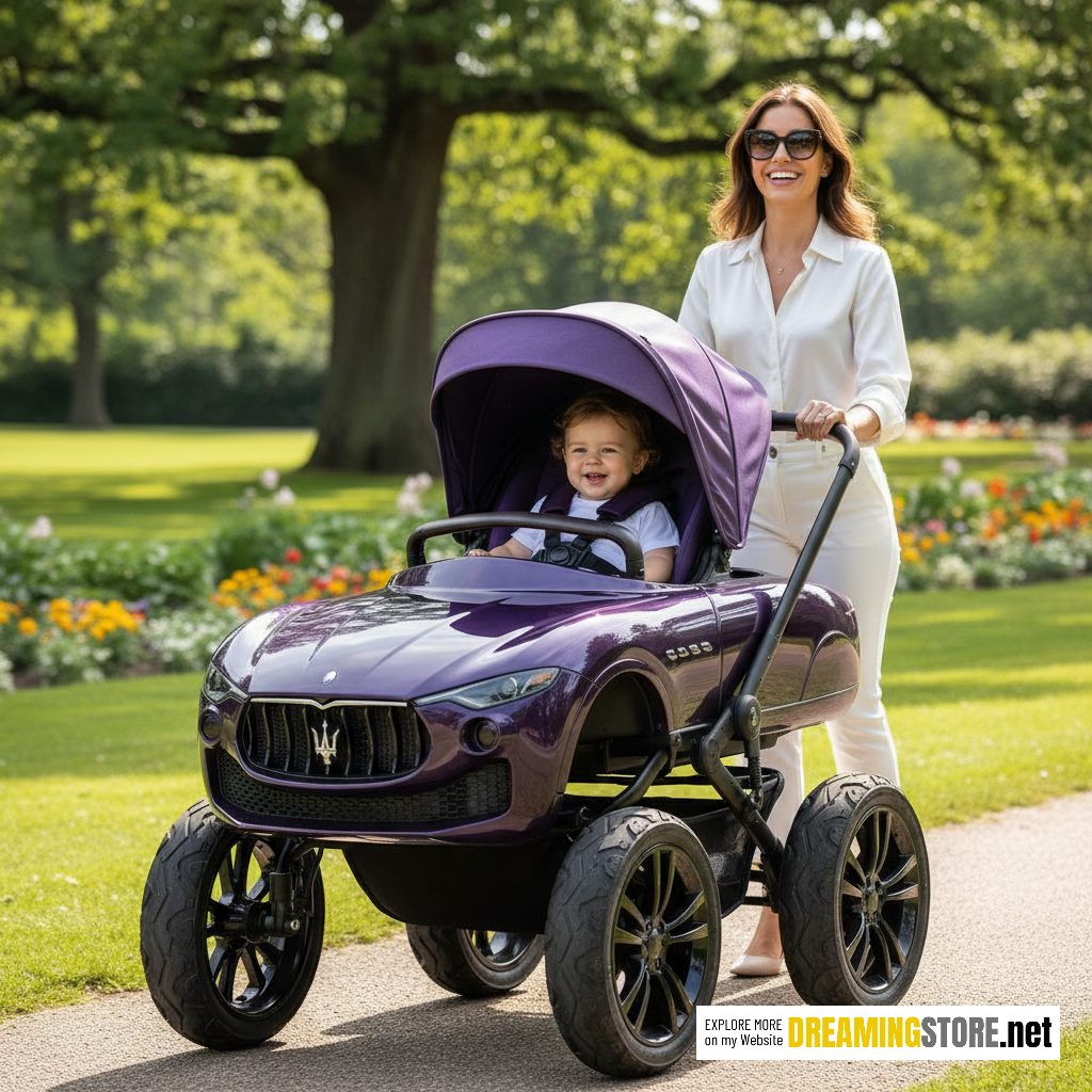 Maserati car stroller