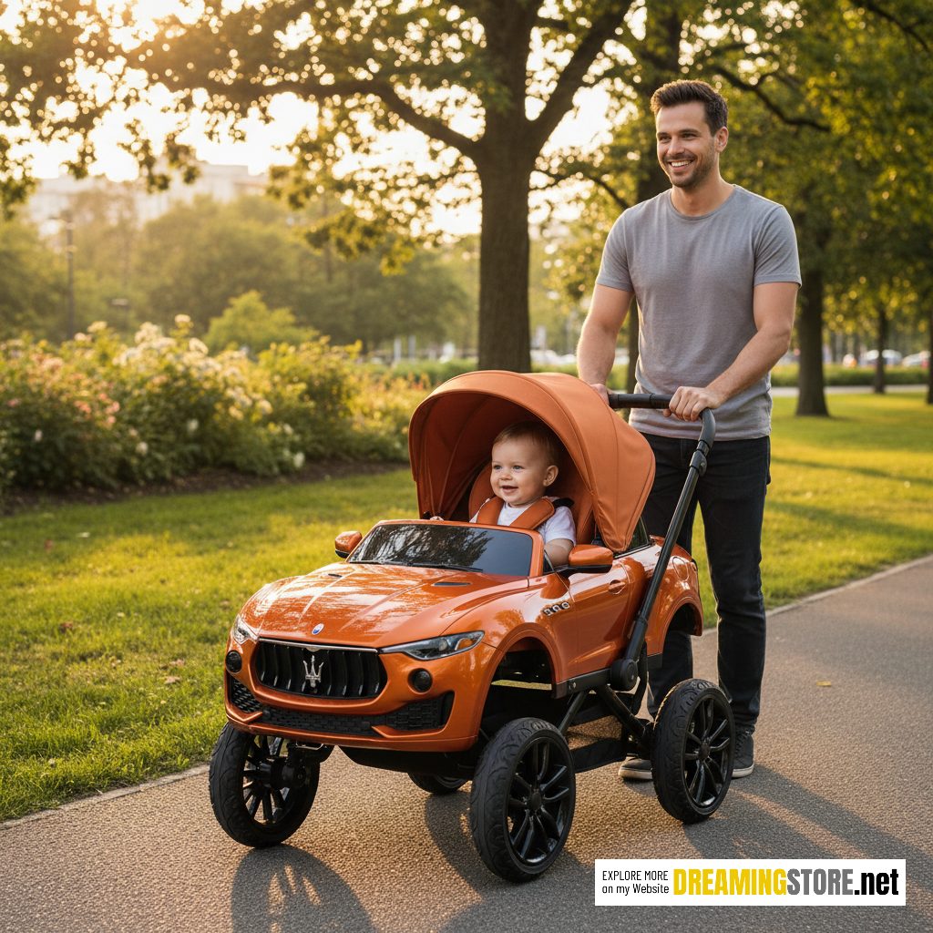Maserati baby stroller