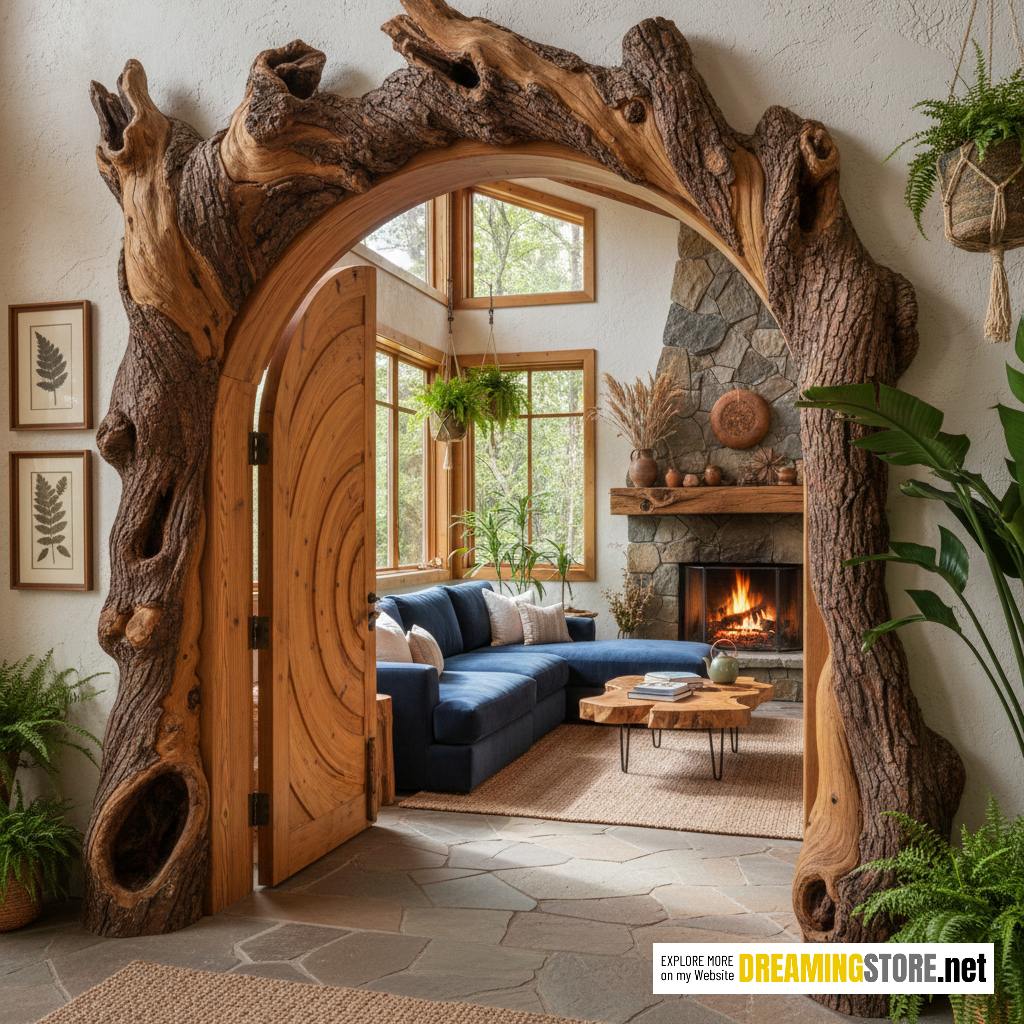 tree shaped doorway