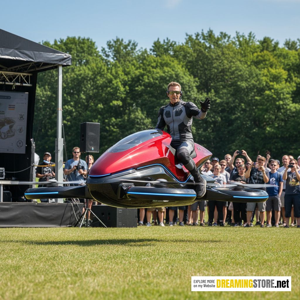 flying drone scooter