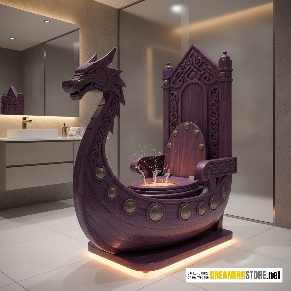 viking ship toilet