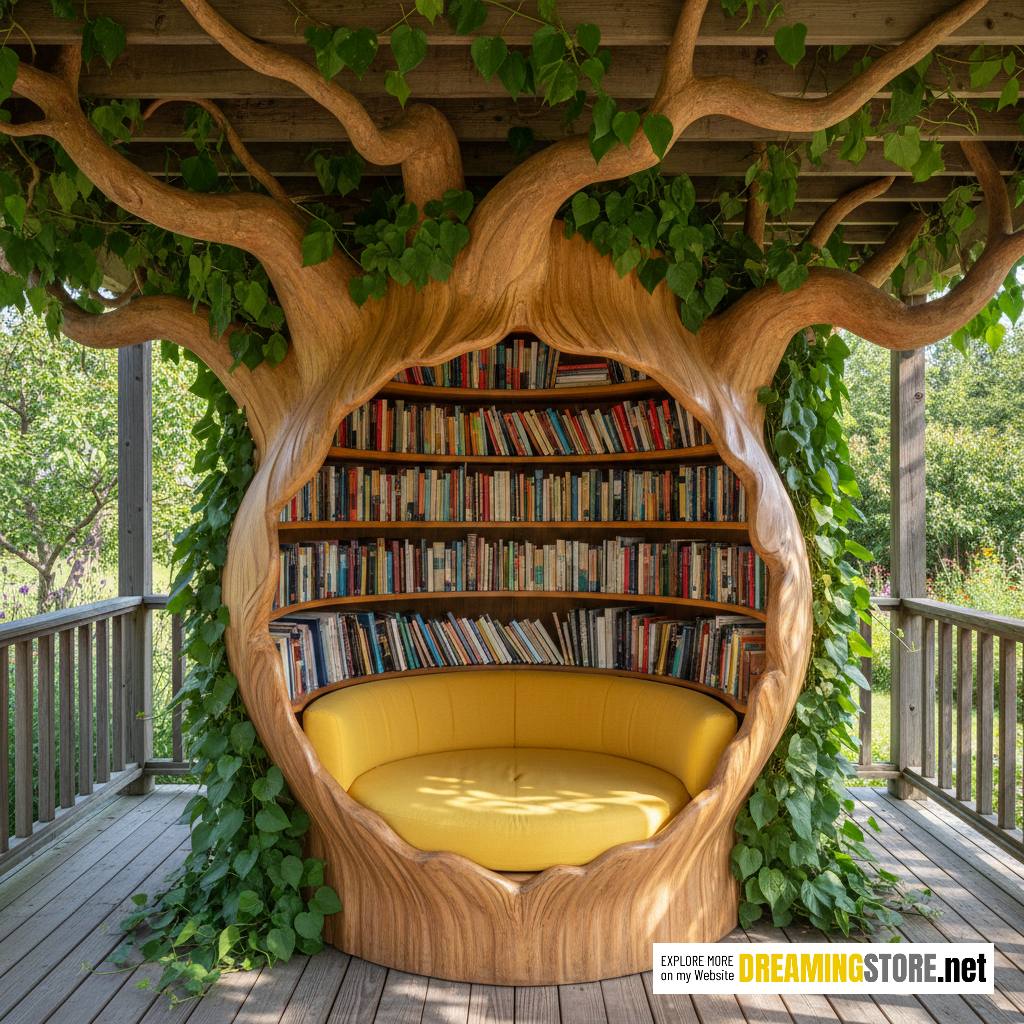 Tree Shaped Reading Nook