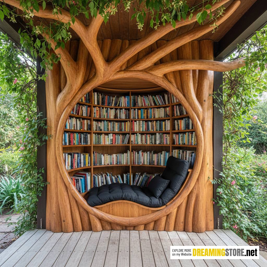 Tree Shaped Reading Nook