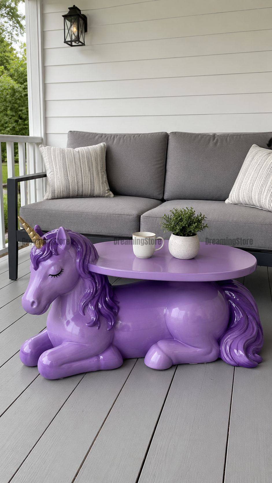 unicorn-shaped table