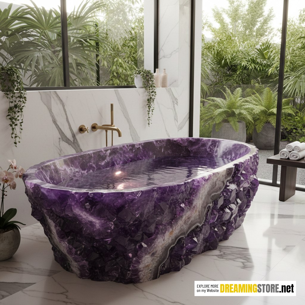 Stunning Crystal Bathtub
