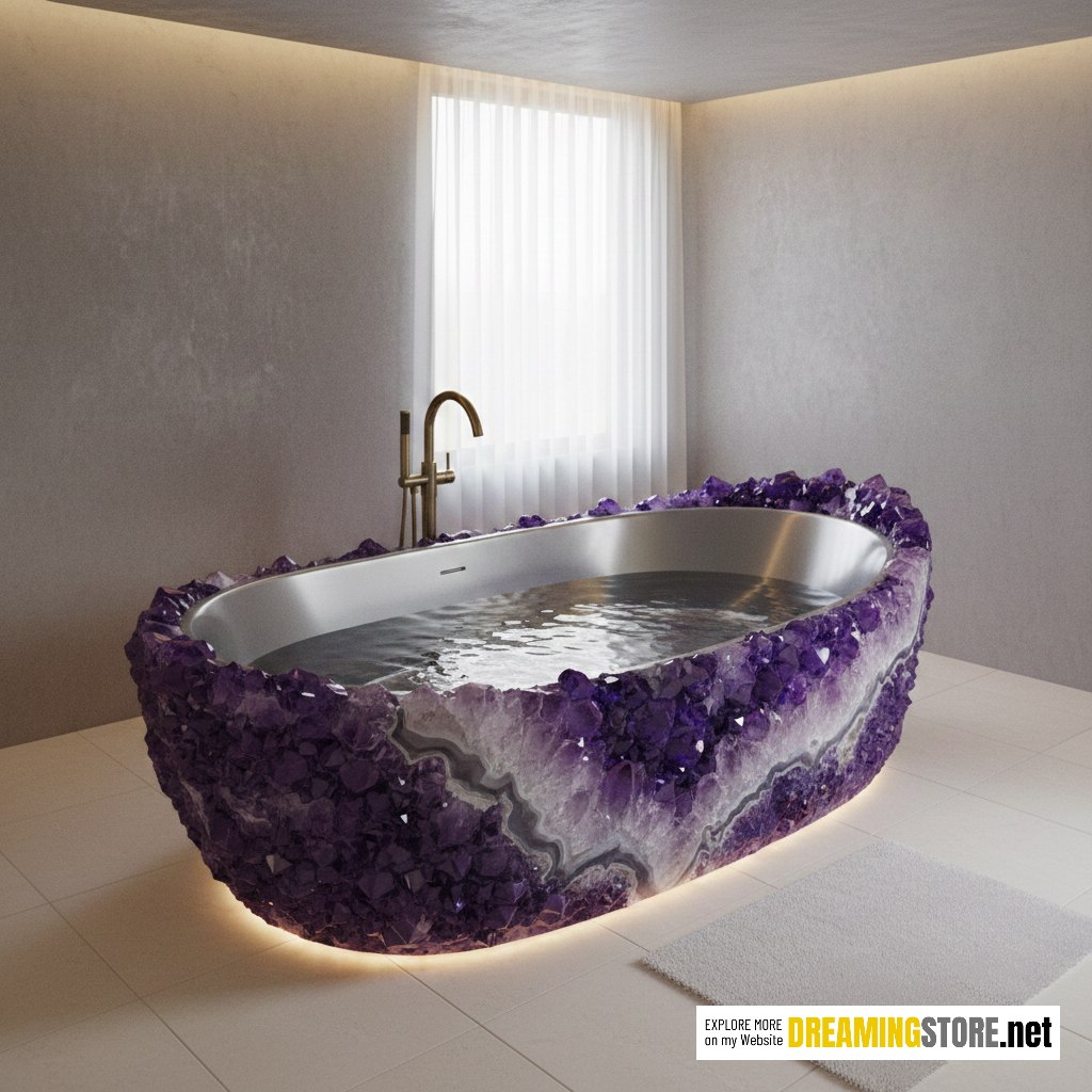 Stunning Crystal Bathtub