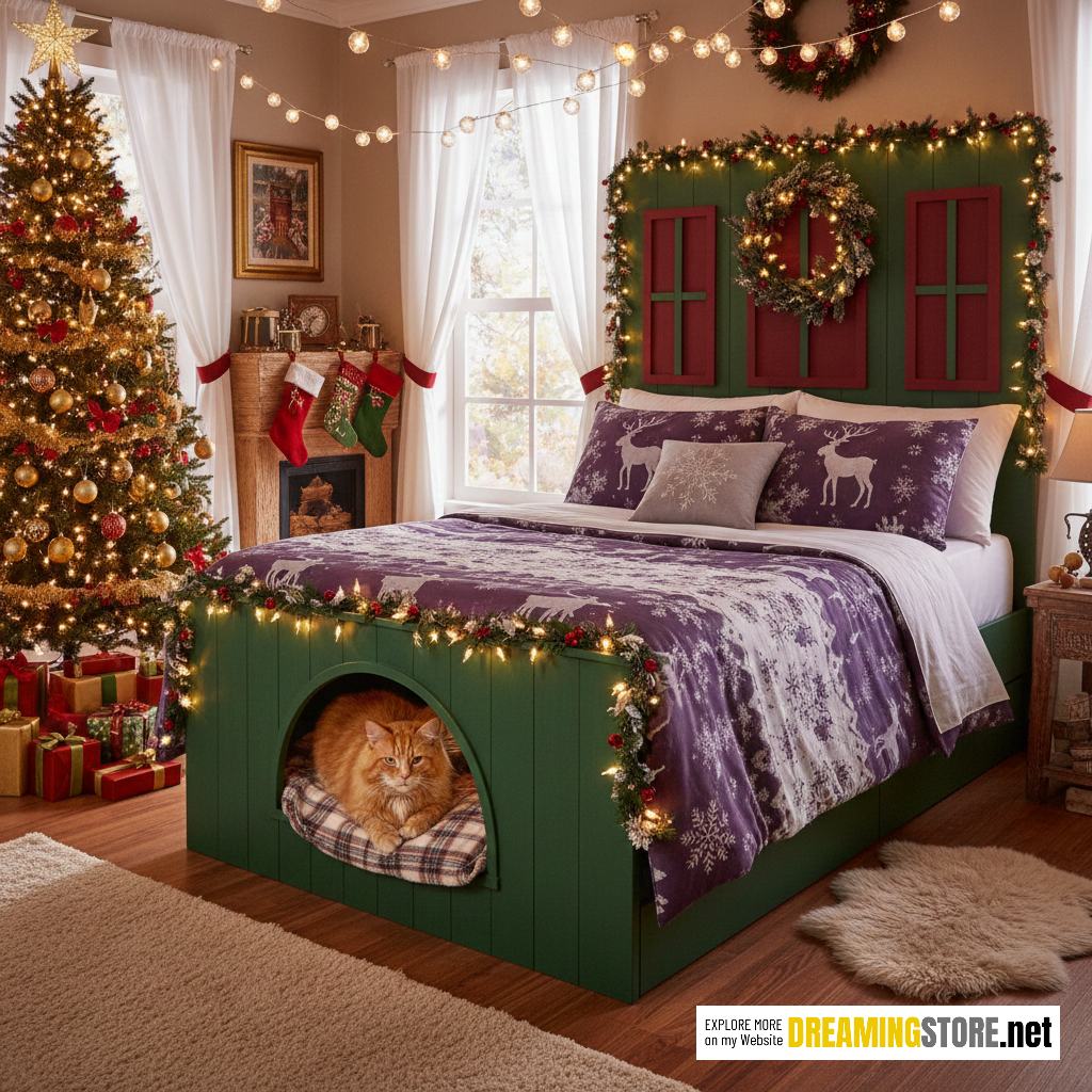 Christmas Bed with Pet Dens