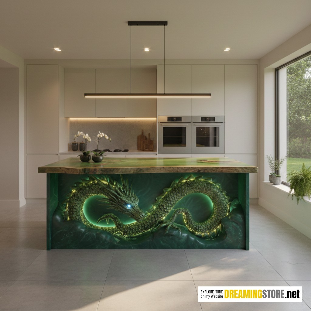 Dragon Kitchen Island