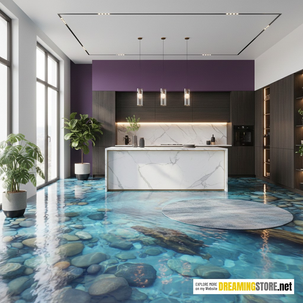 Incredible Epoxy River Flooring