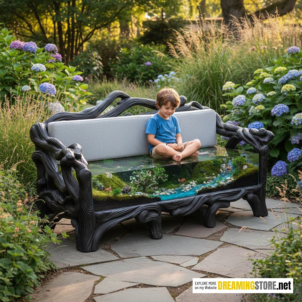 Epoxy Nature Scene Sofa