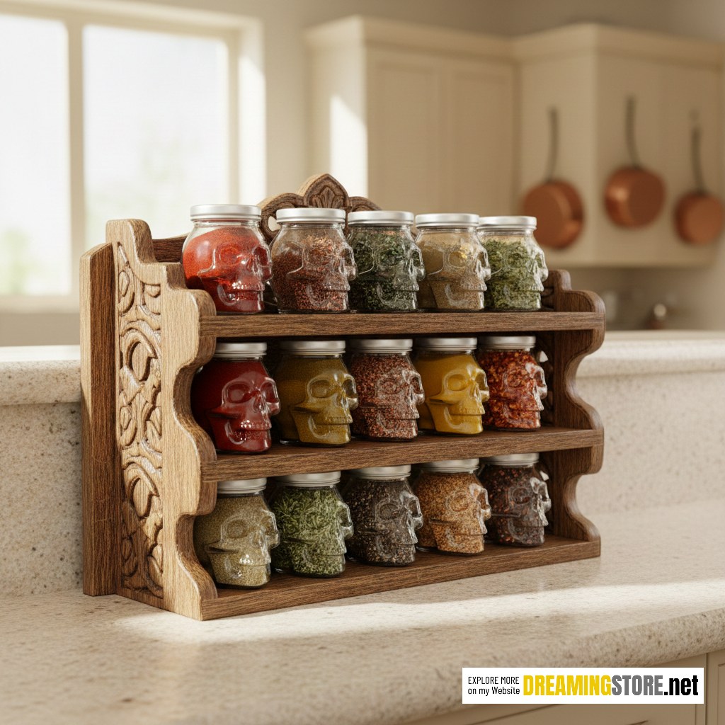 Skull Spice Jars