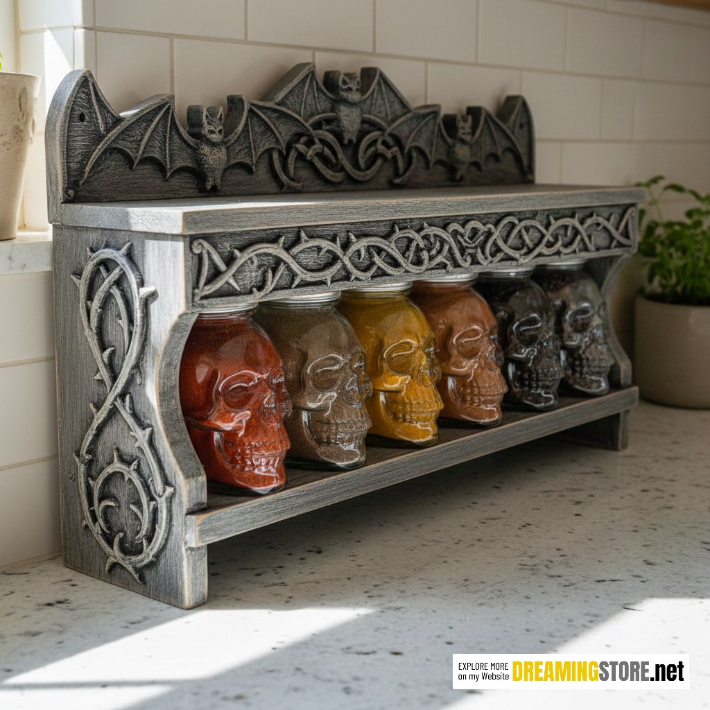 Skull Spice Storage