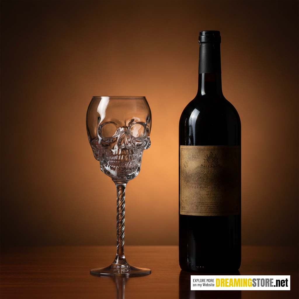 Skull Wine Glass