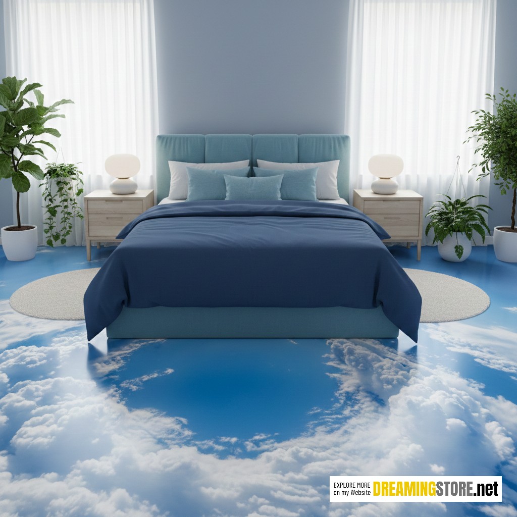 3D Clouds Epoxy Floors