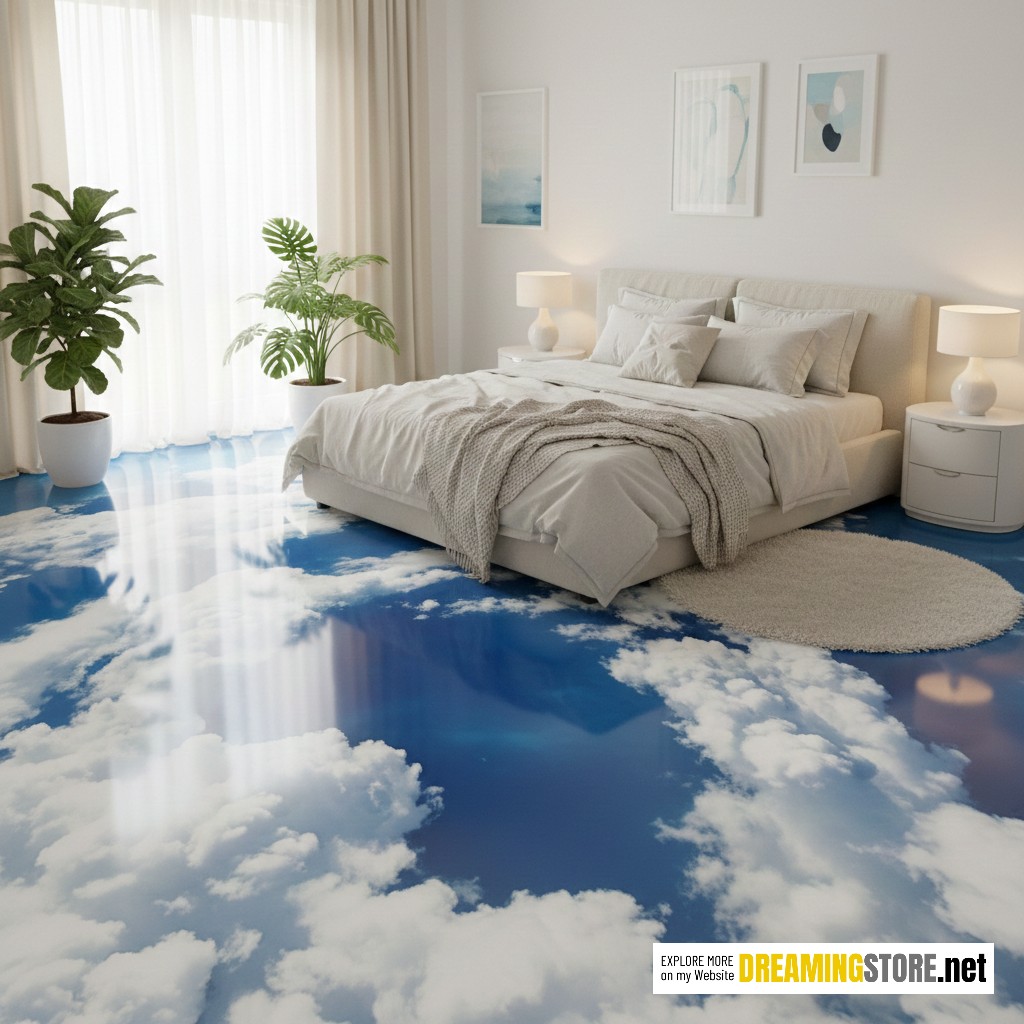3D Clouds Epoxy Floors