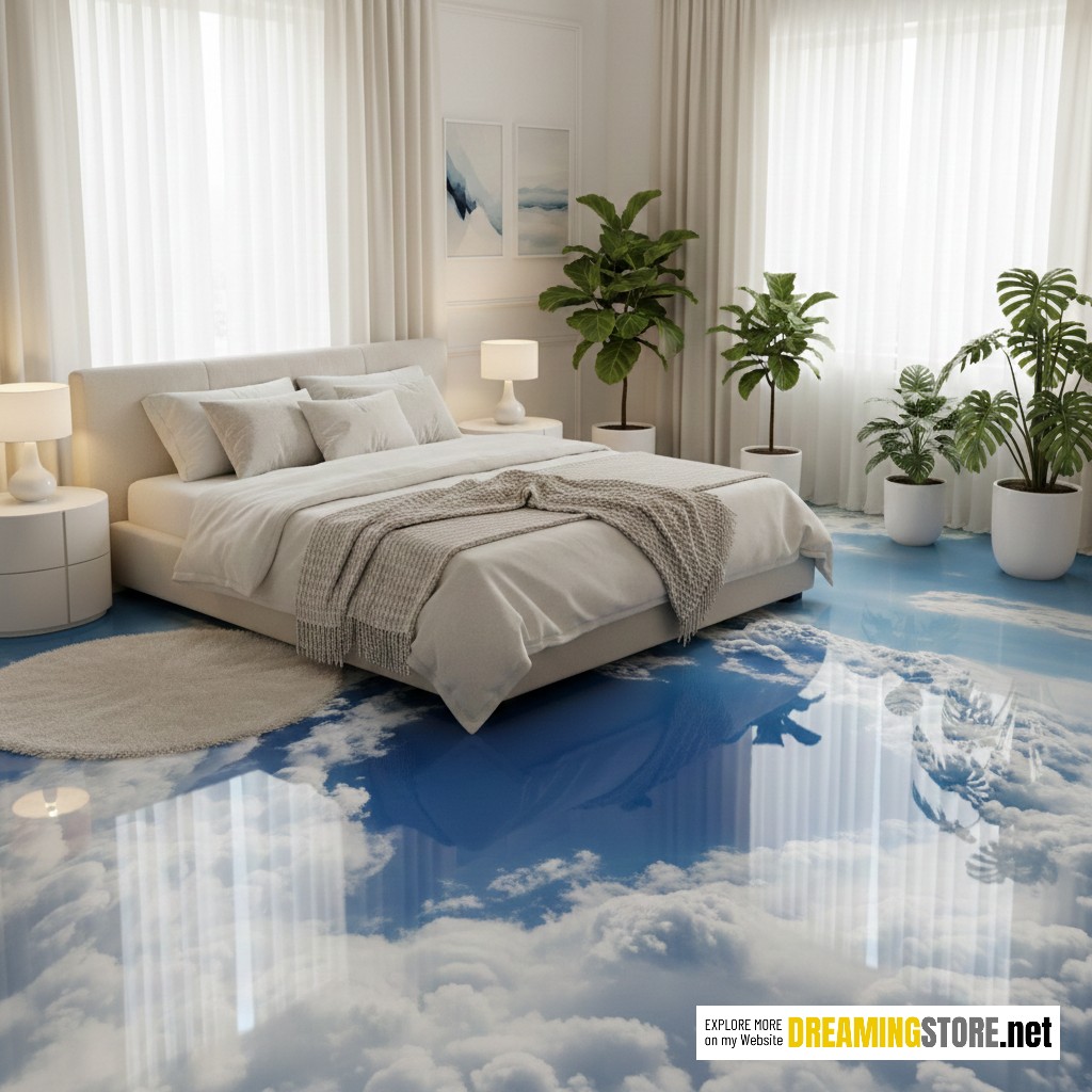 Sky Clouds Epoxy Floor