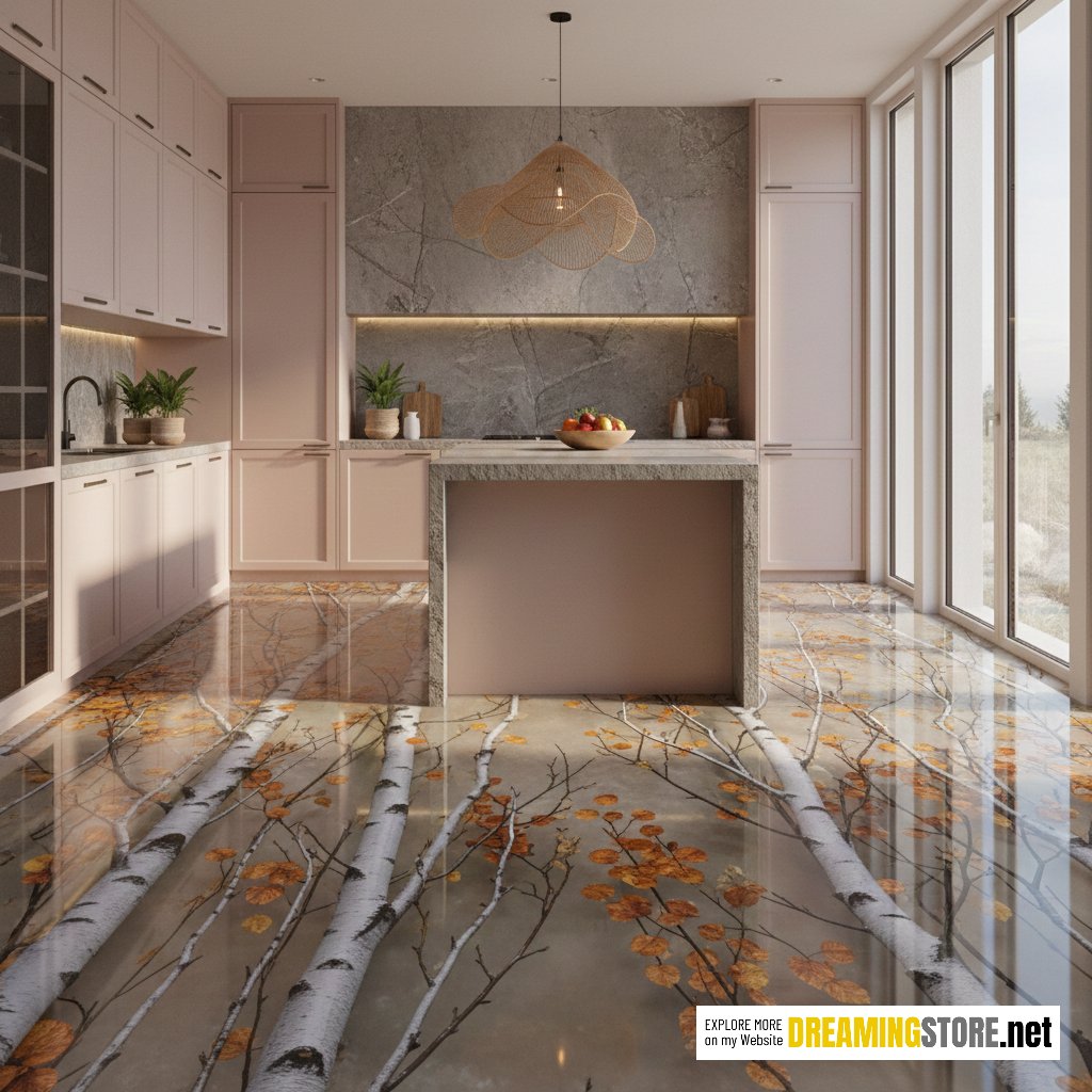 Birch Tree Epoxy Flooring