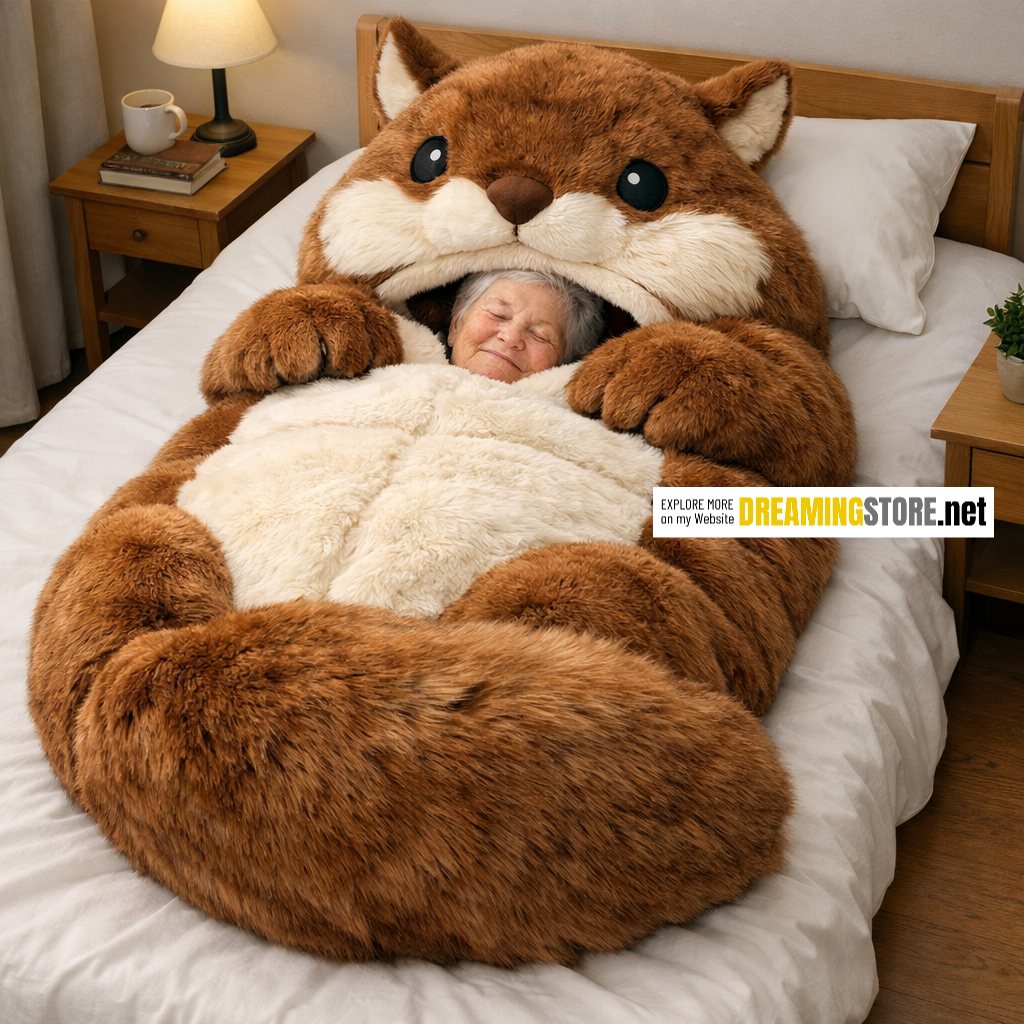 Squirrel-Shaped Sleeping Bags