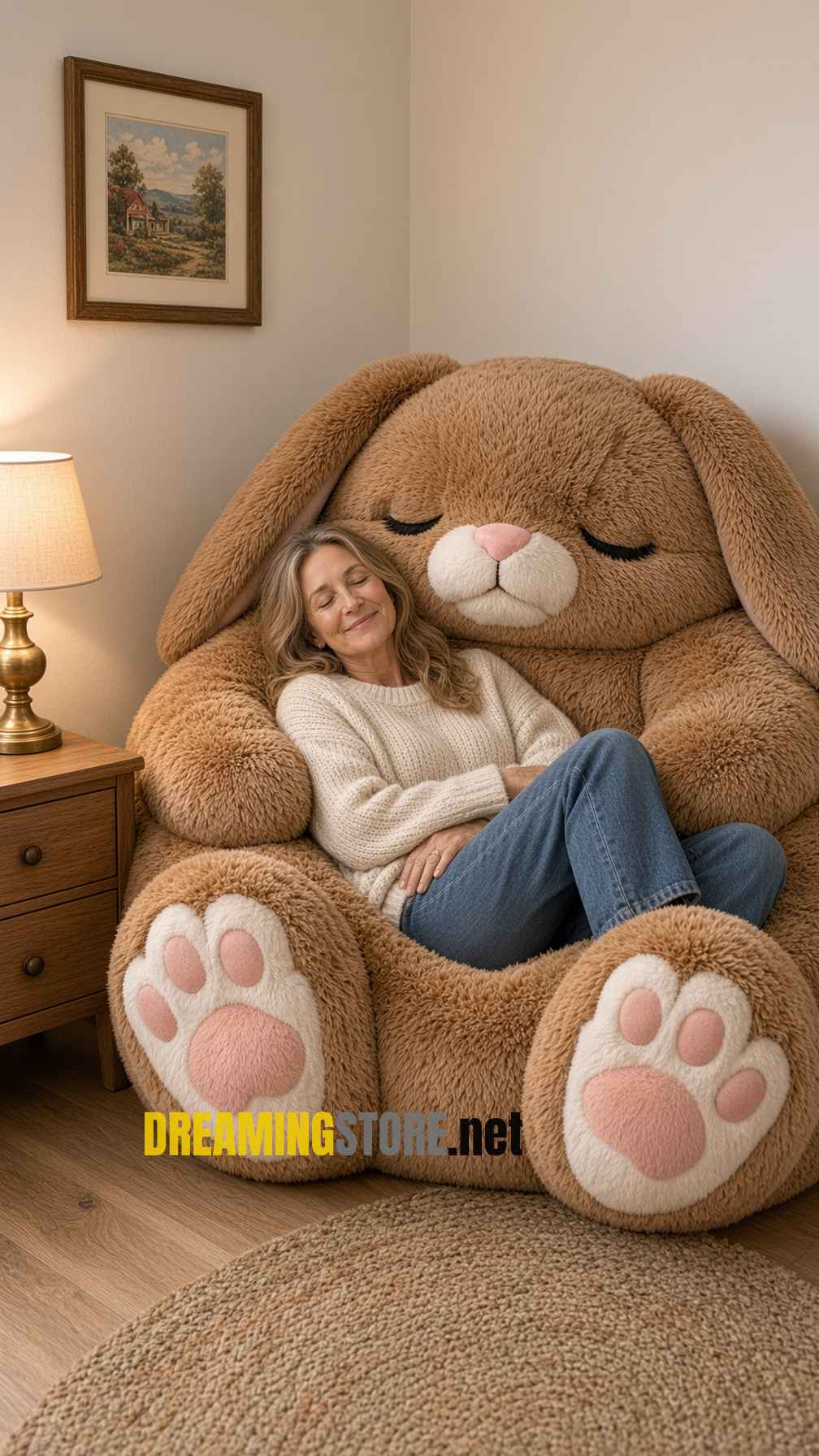 Giant Bunny Bean Bag Chair