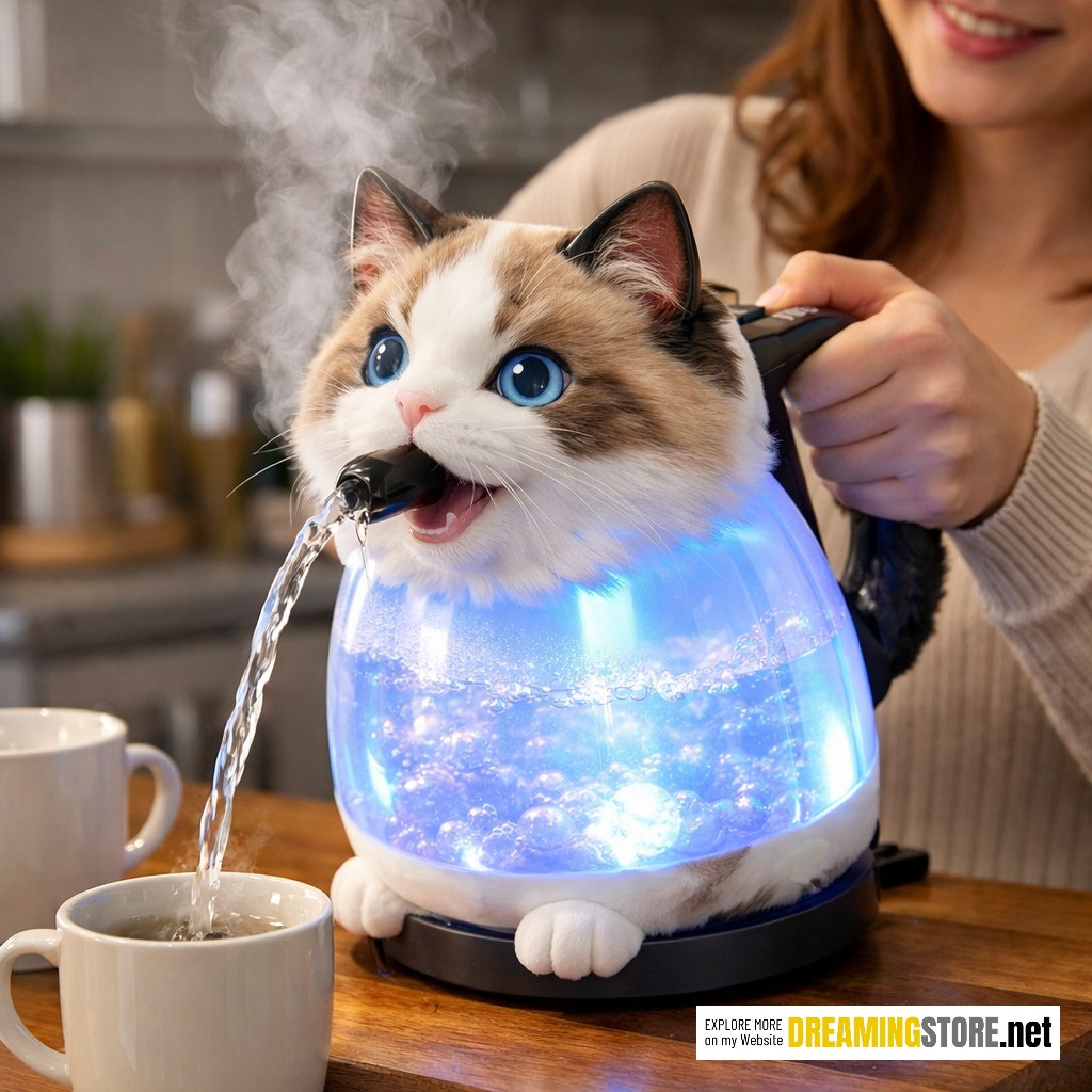 Cat-Shaped Kettle