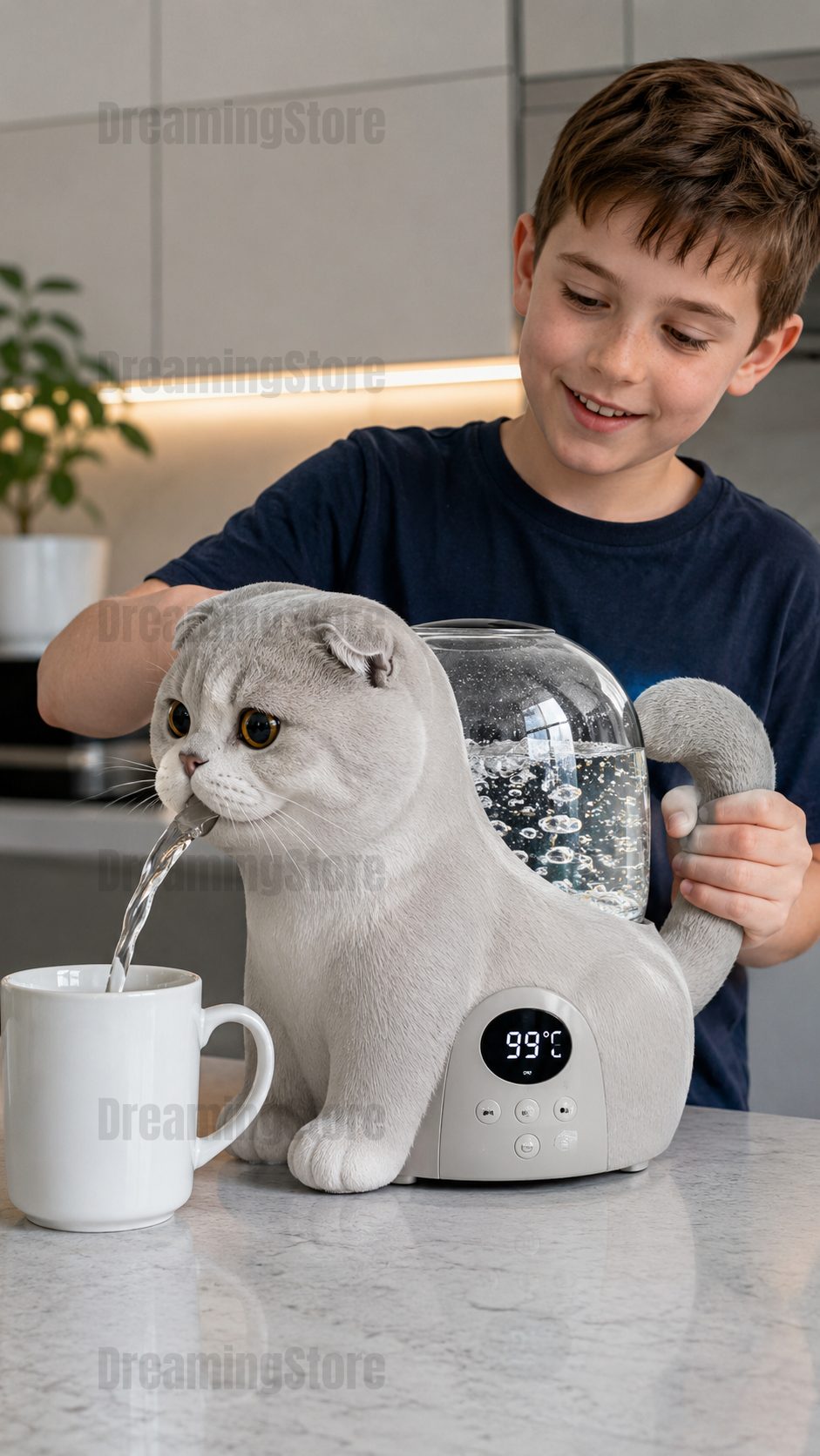 cat-shaped kettle