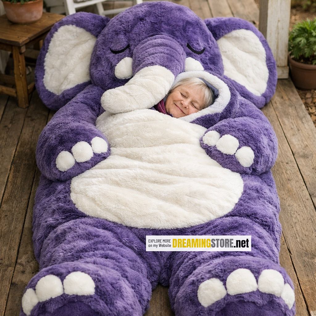 elephant-shaped sleeping bags