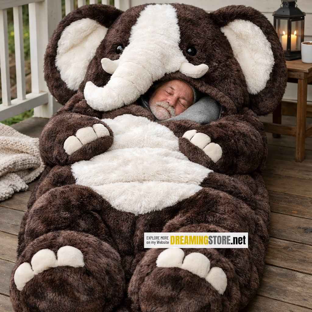 elephant-shaped sleeping bags