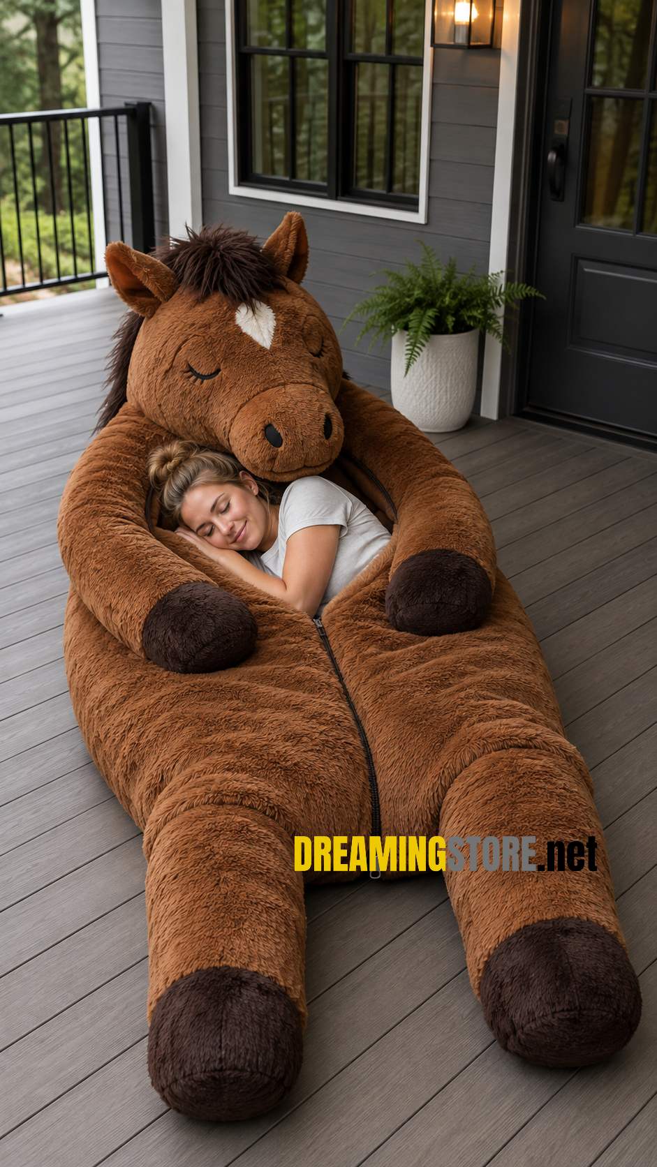 horse-shaped sleeping bags