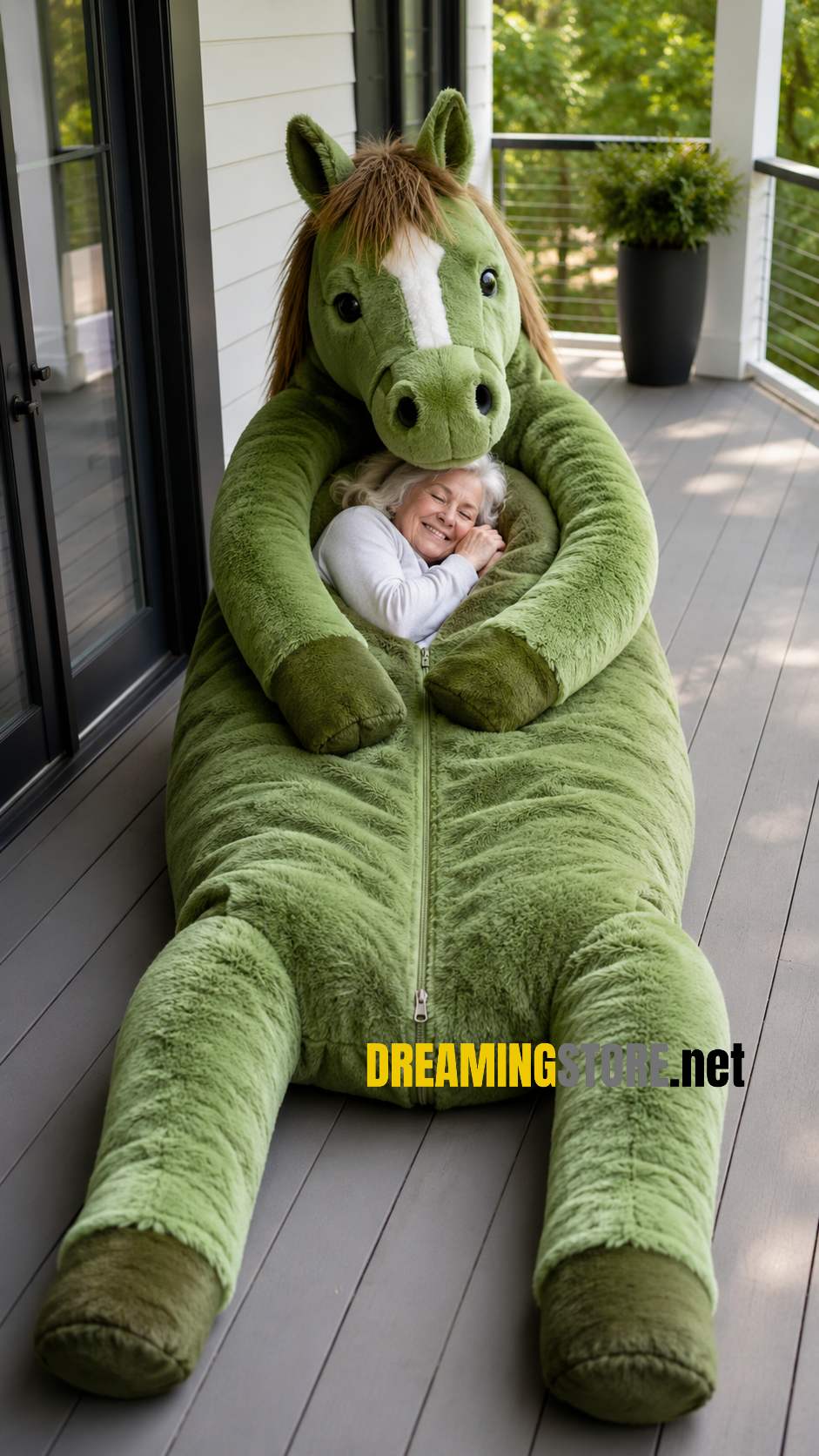 horse-shaped sleeping bags