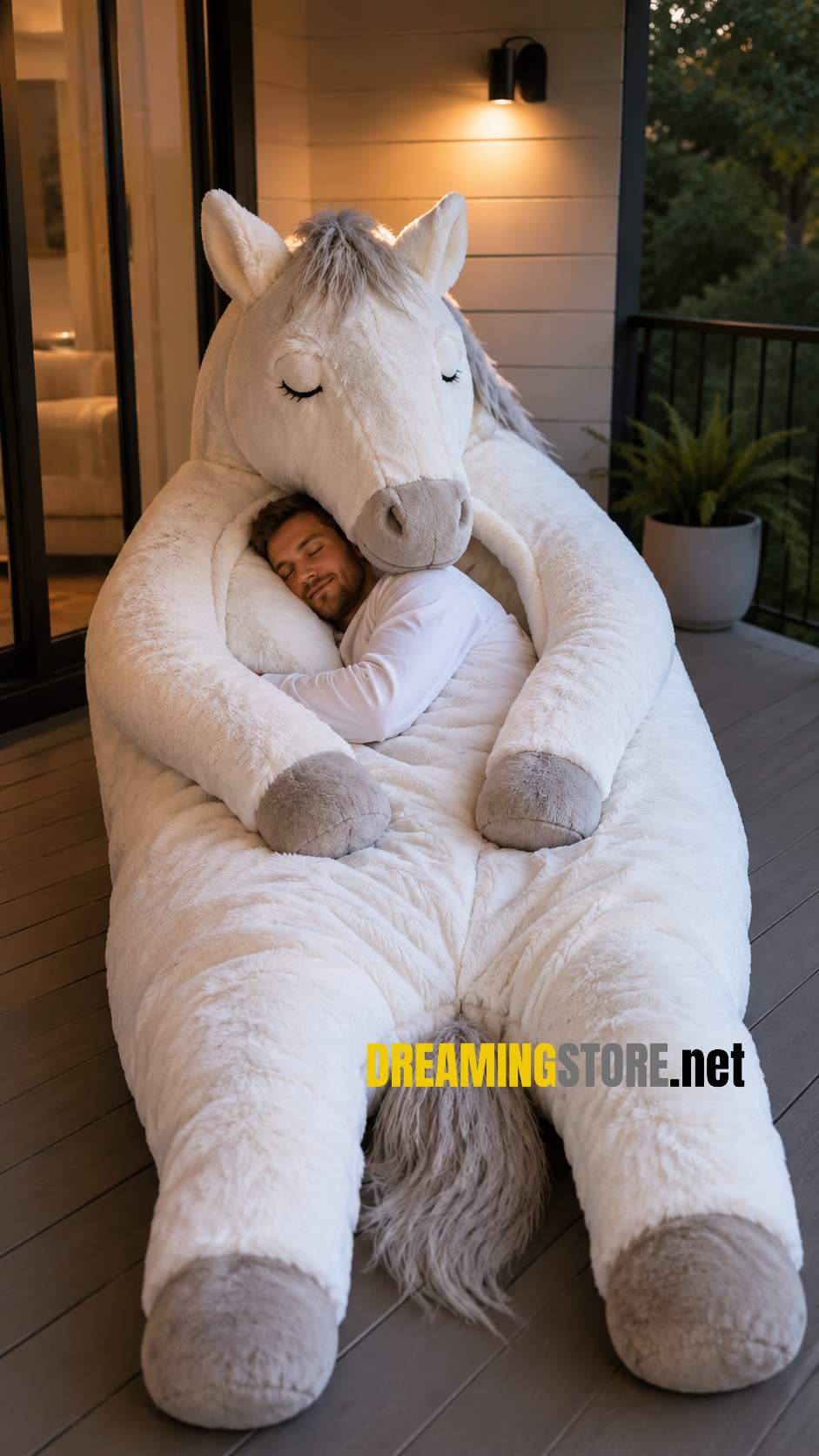 Cute Fluffy Horse Sleeping Bag