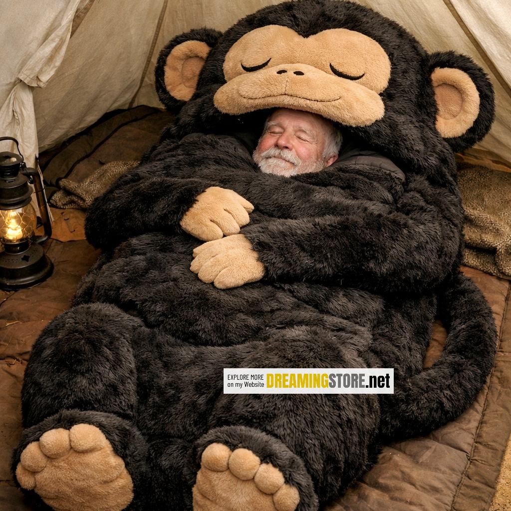 Monkey-Shaped Sleeping Bag
