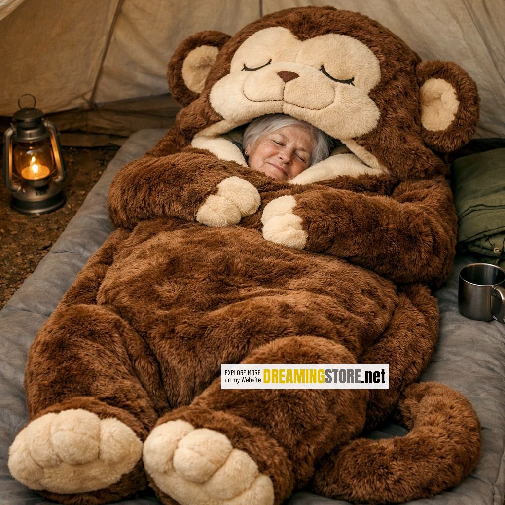 Fluffy Monkey Sleeping Bags